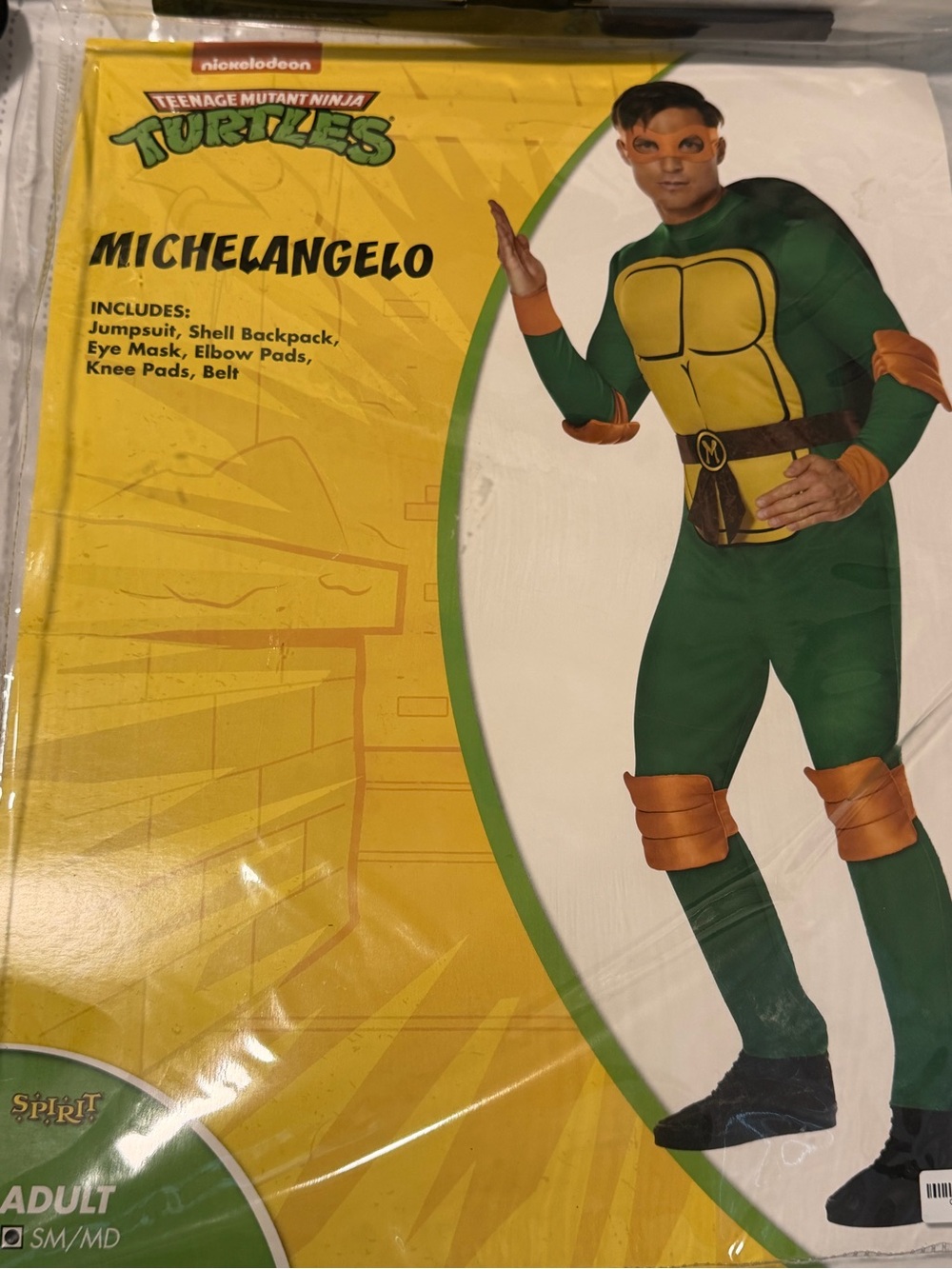 Ninja Turtle Adult Michelangelo Costume
